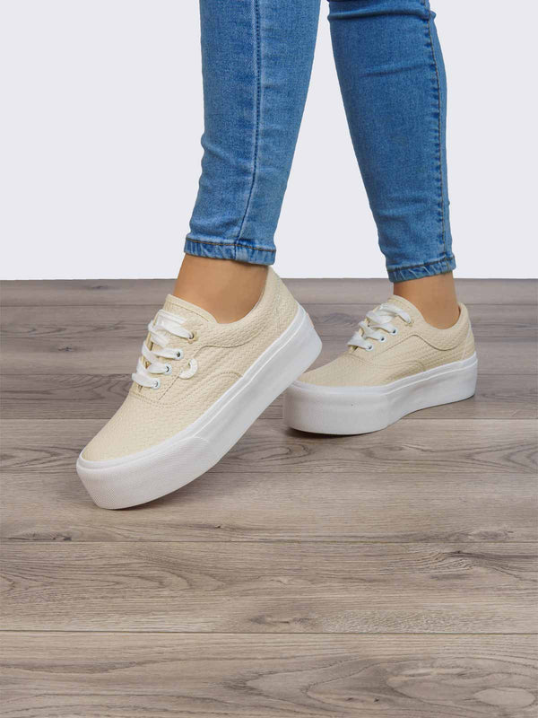 Tenis Casual Crema Coral SABINA 2 COSABINA2CRM
