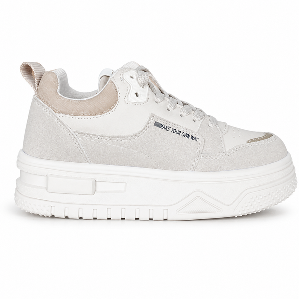 Tenis Casual Beige ADDIC LOR211BE - www.zitiocr.com