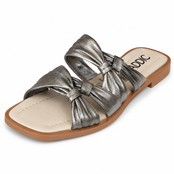 Sandalia Casual Gris Plomo ADDIC ANG015GRPL