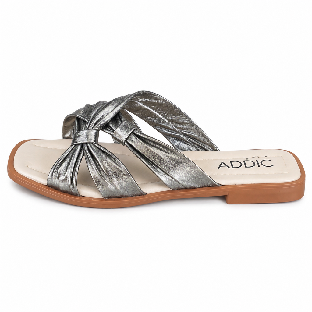 Sandalia Casual Gris Plomo ADDIC ANG015GRPL