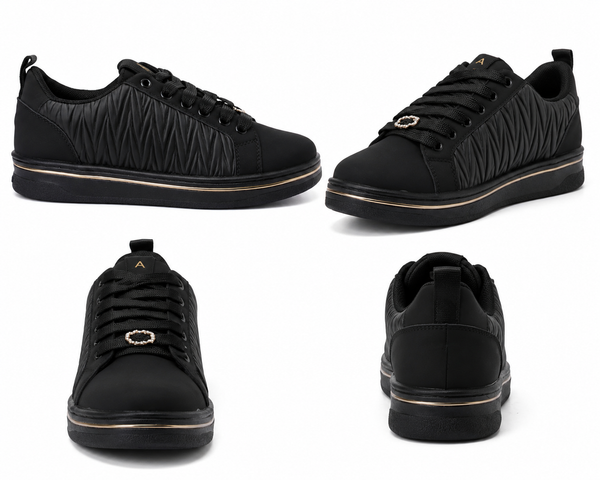 Tenis Casual Negro ADDIC LOR197NE