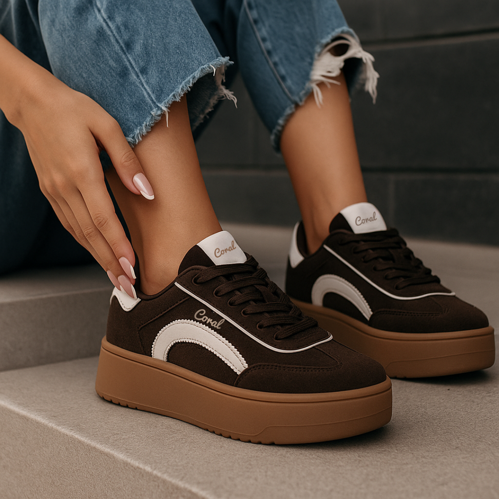 Tenis Casual Café Coral NAOKO CONAOKOCF - www.zitiocr.com