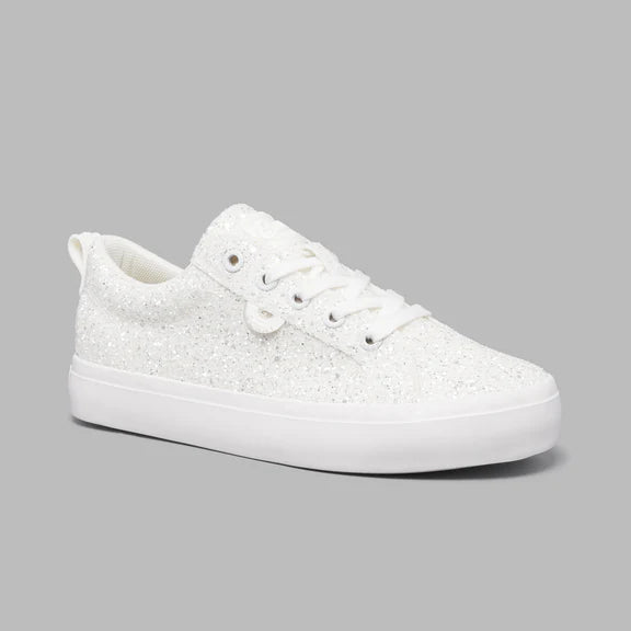 Tenis Casual Blanco Glitter Serafina COSERAFINABLG