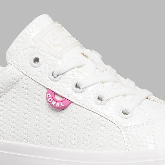 Tenis Casual Blanco Raffia Serafina COSERAFINABL