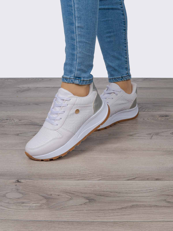 Tenis Casual Blanco ADDIC DUF103BL