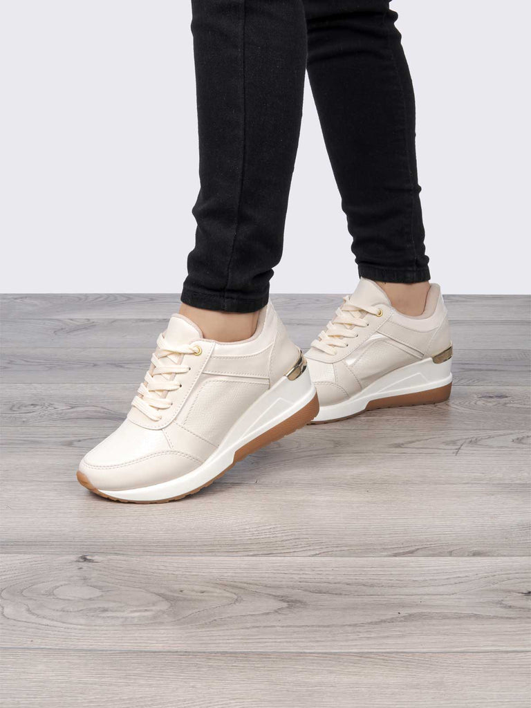 Tenis Casual Beige ADDIC DUF104BE