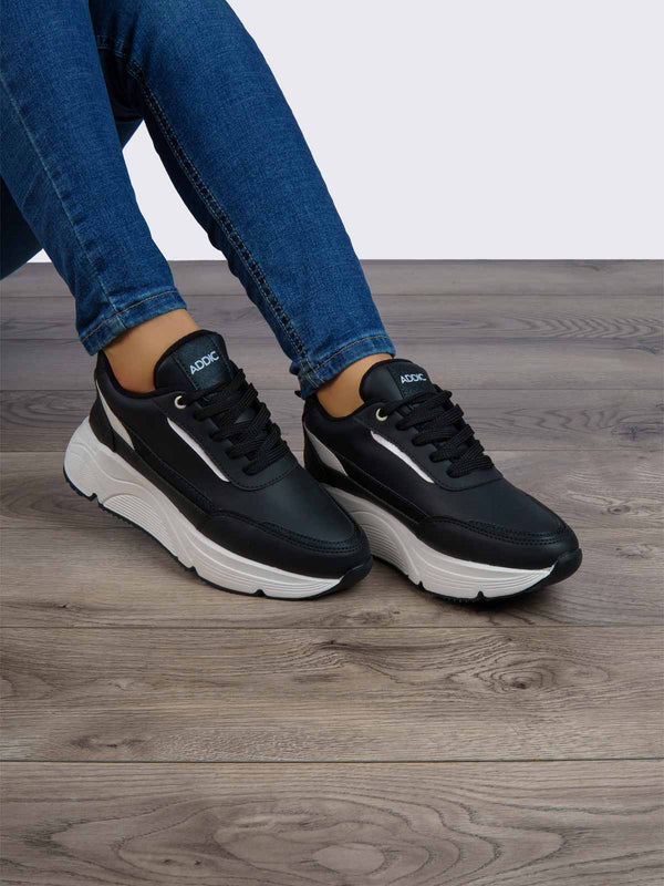 Tenis Casual Negro ADDIC DUF110NE