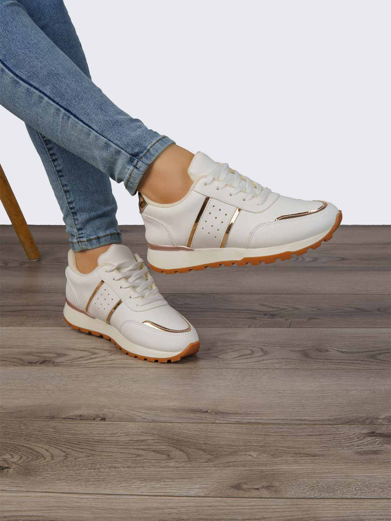 Tenis Casual Blanco Off ADDIC DUF111BLOR