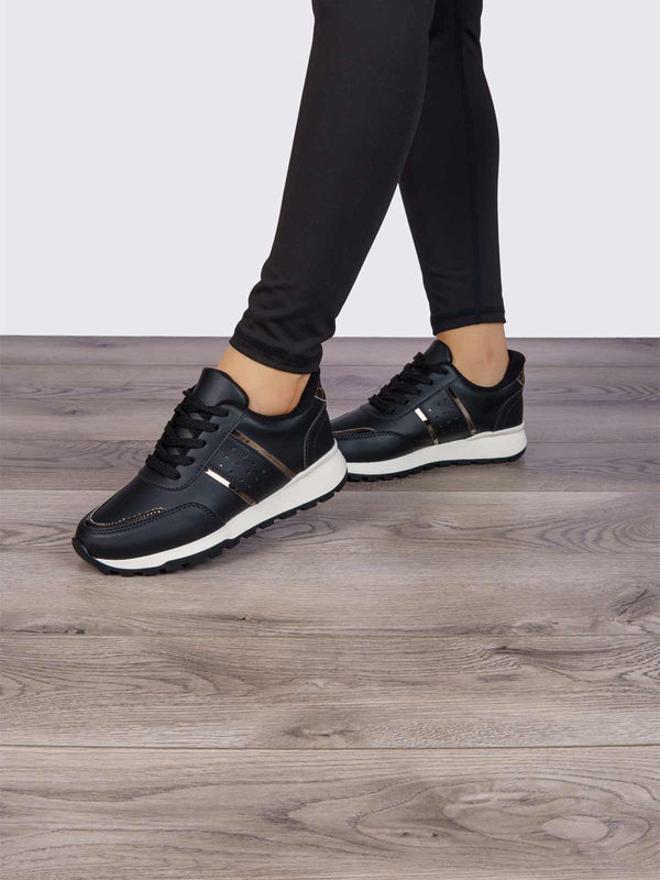 Tenis Casual Negro ADDIC DUF111NE