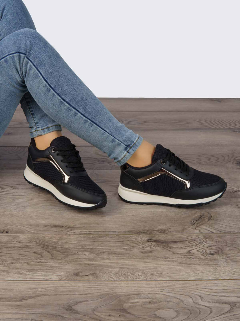 Tenis Casual Negro ADDIC DUF112NE