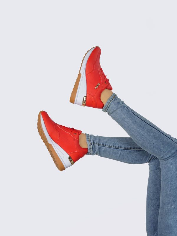 Tenis Casual Rojo ADDIC DUF113RO