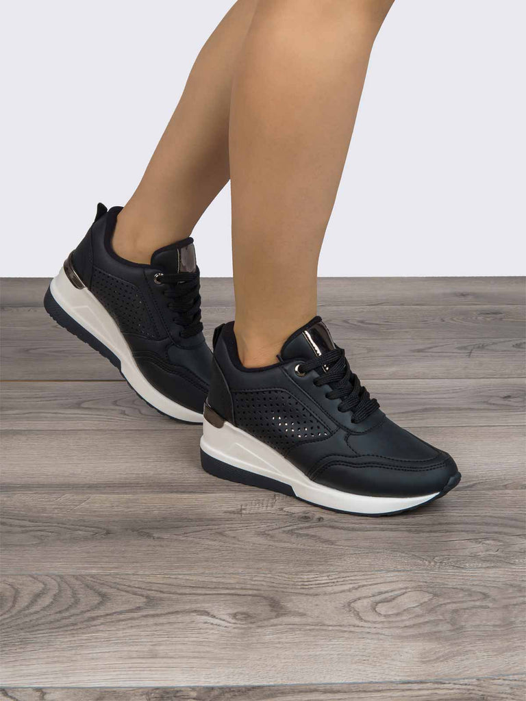 Tenis Casual Negro ADDIC DUF114NE