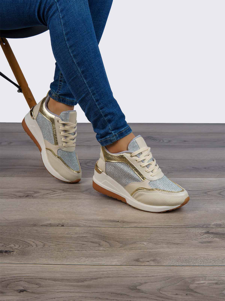 Tenis Casual Beige ADDIC DUF115BE