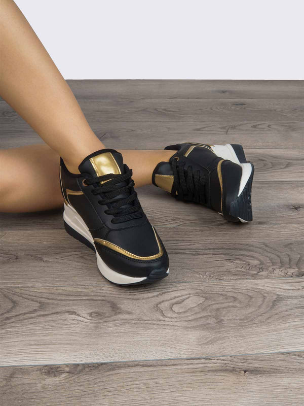Tenis Casual Negro ADDIC DUF116NE