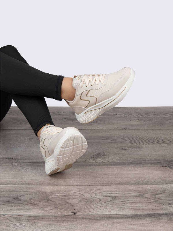 Tenis Casual Beige ADDIC DUF13BE