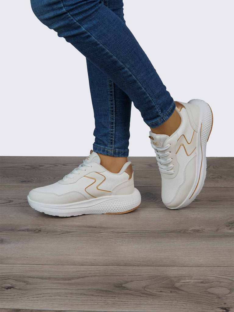 Tenis Casual Blanco Off ADDIC DUF13BLOR