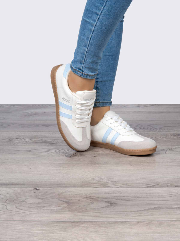 Tenis Casual Blanco ADDIC DUF301BLCE