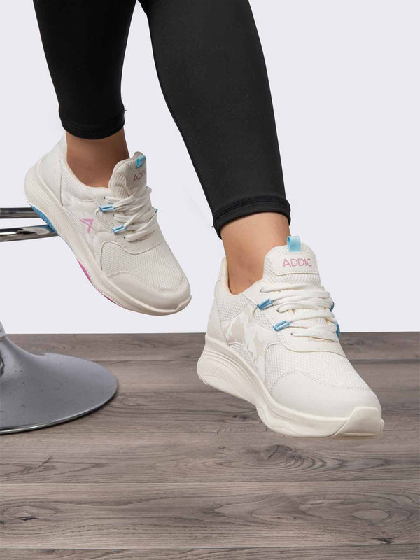 Tenis Deportiva Blanco Celeste ADDIC DUF605BTC