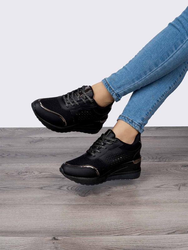 Tenis Casual Negro ADDIC DUF9058NE