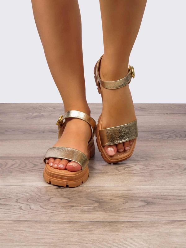 Sandalia Dorado Moleca  MA5475.100DO