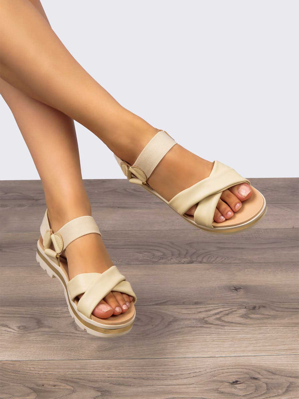Sandalia Crema Modare MO7132.143CRM