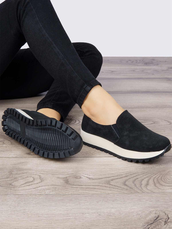 Tenis Casual Negro ADDIC SAB428NE