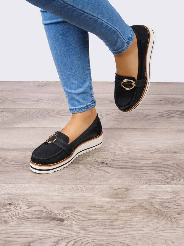 Mocasín Negro ADDIC GAB401NE