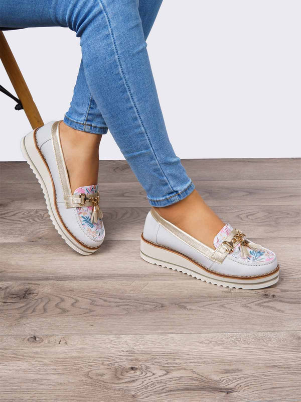 Mocasín Blanco ADDIC GAB408BL