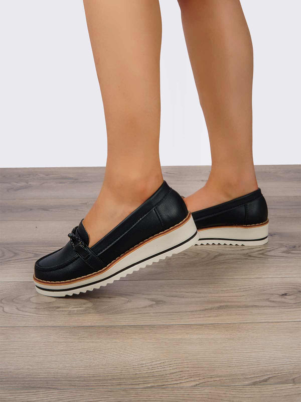 Mocasín Negro ADDIC GAB413NE