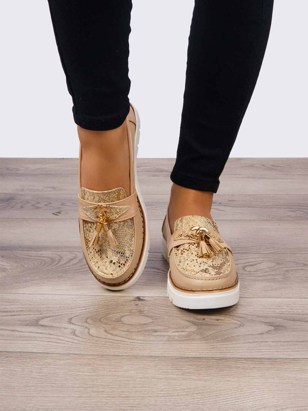Mocasín Nude ADDIC GAB417NU