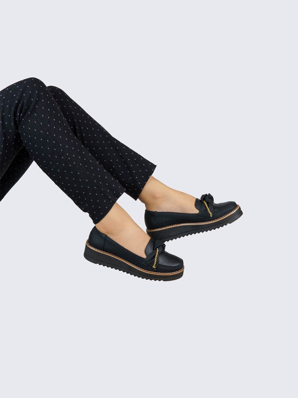 Mocasín Negro ADDIC GAB508NE