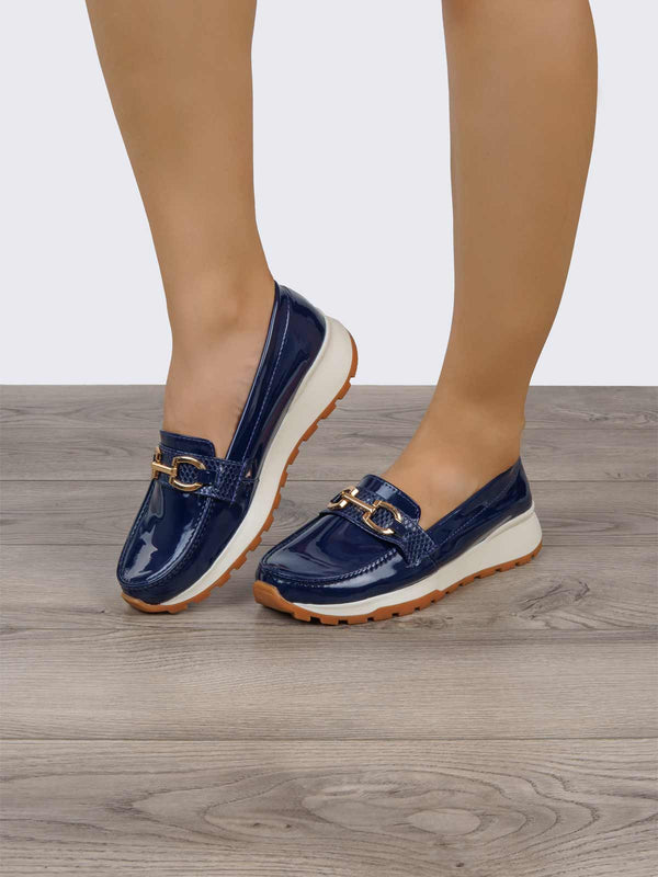 Mocasín Azul ADDIC GAB540AZ