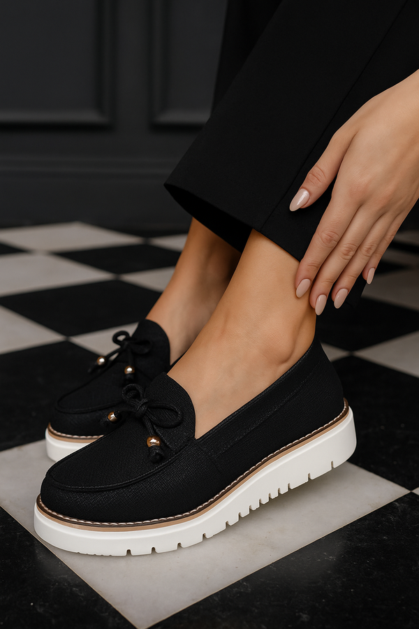 Mocasín Negro ADDIC GAB551NE