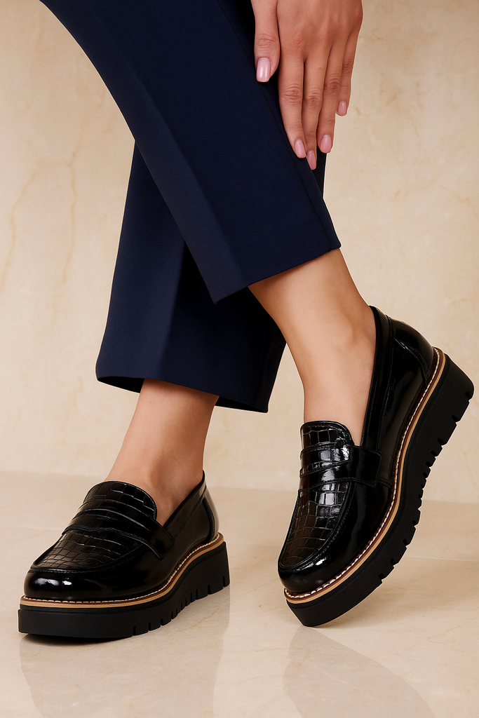 Mocasín Negro ADDIC GAB591NE