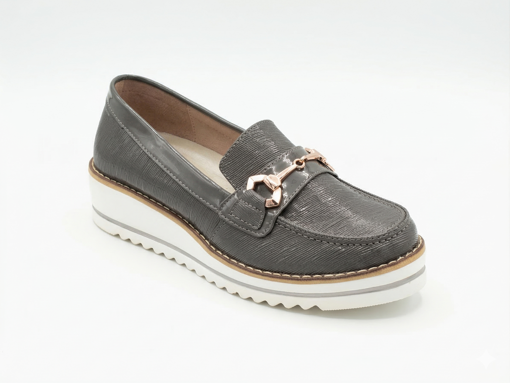 Mocasín Gris ADDIC GAB601GR - www.zitiocr.com