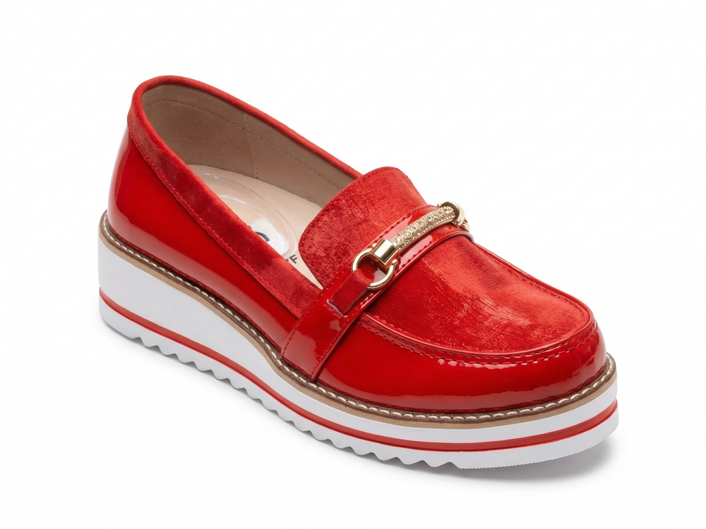 Mocasín Rojo ADDIC GAB609RO - www.zitiocr.com