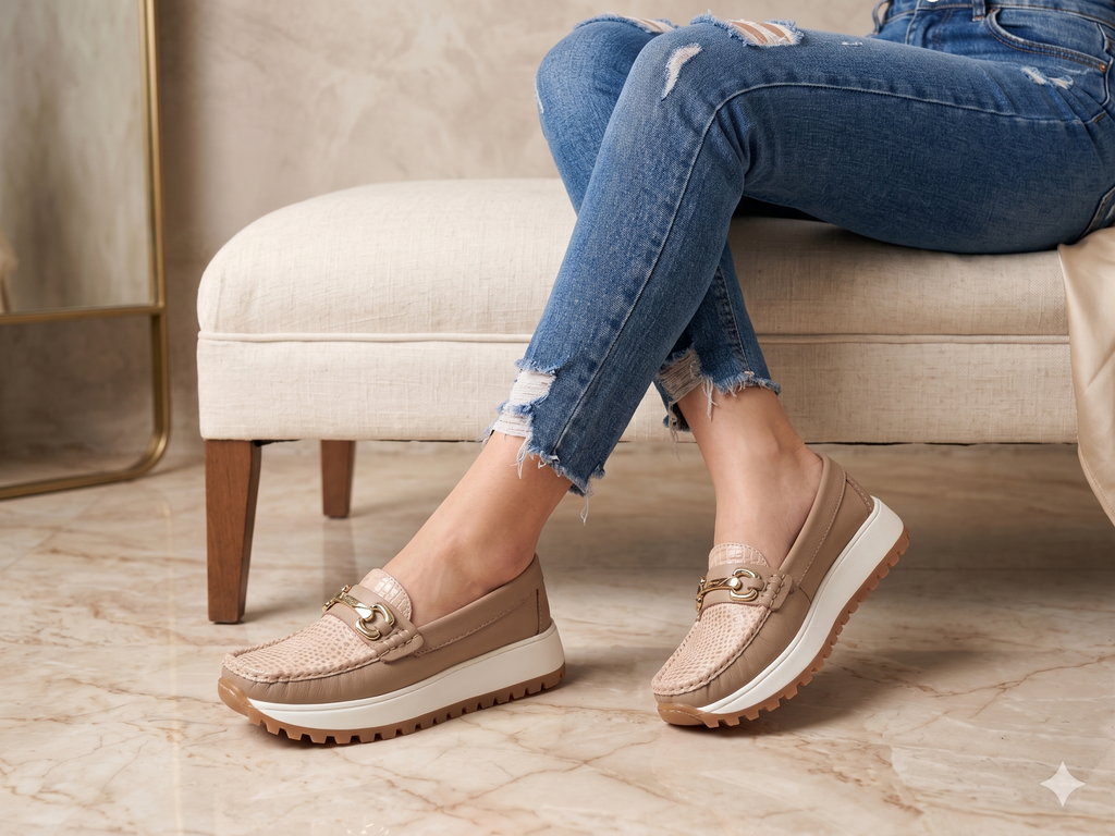 Mocasín Dama Nude ADDIC ANG2503NU