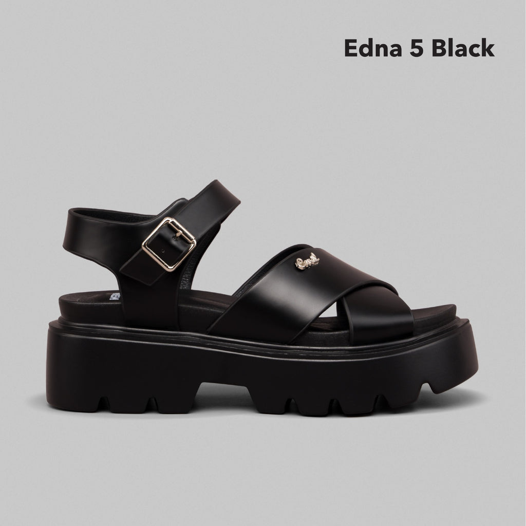 Sandalia Negro 5 Coral Edna COEDNA5NE