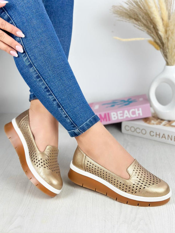 Mocasín Dorado ADDIC AND6043DO - www.zitiocr.com