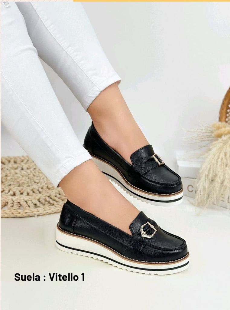 Mocasín Negro ADDIC GAB582NE