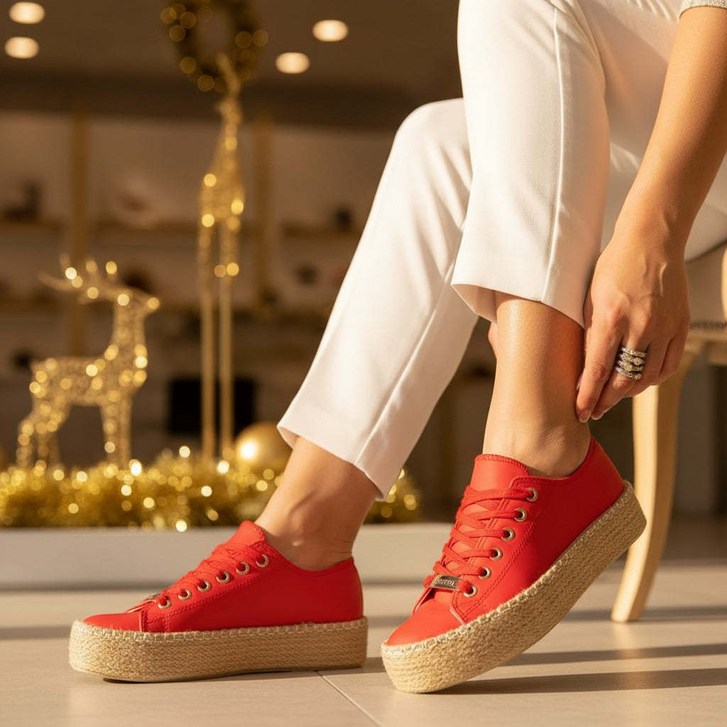 Tenis Casual Rojo MENINA Malaga 2 MEMALAGA2RO