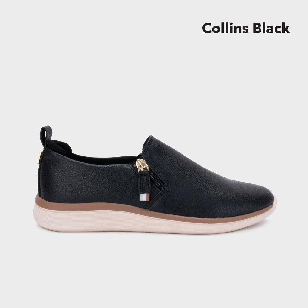 Tenis Casual Negro Natural Collins NACOLLINSNE