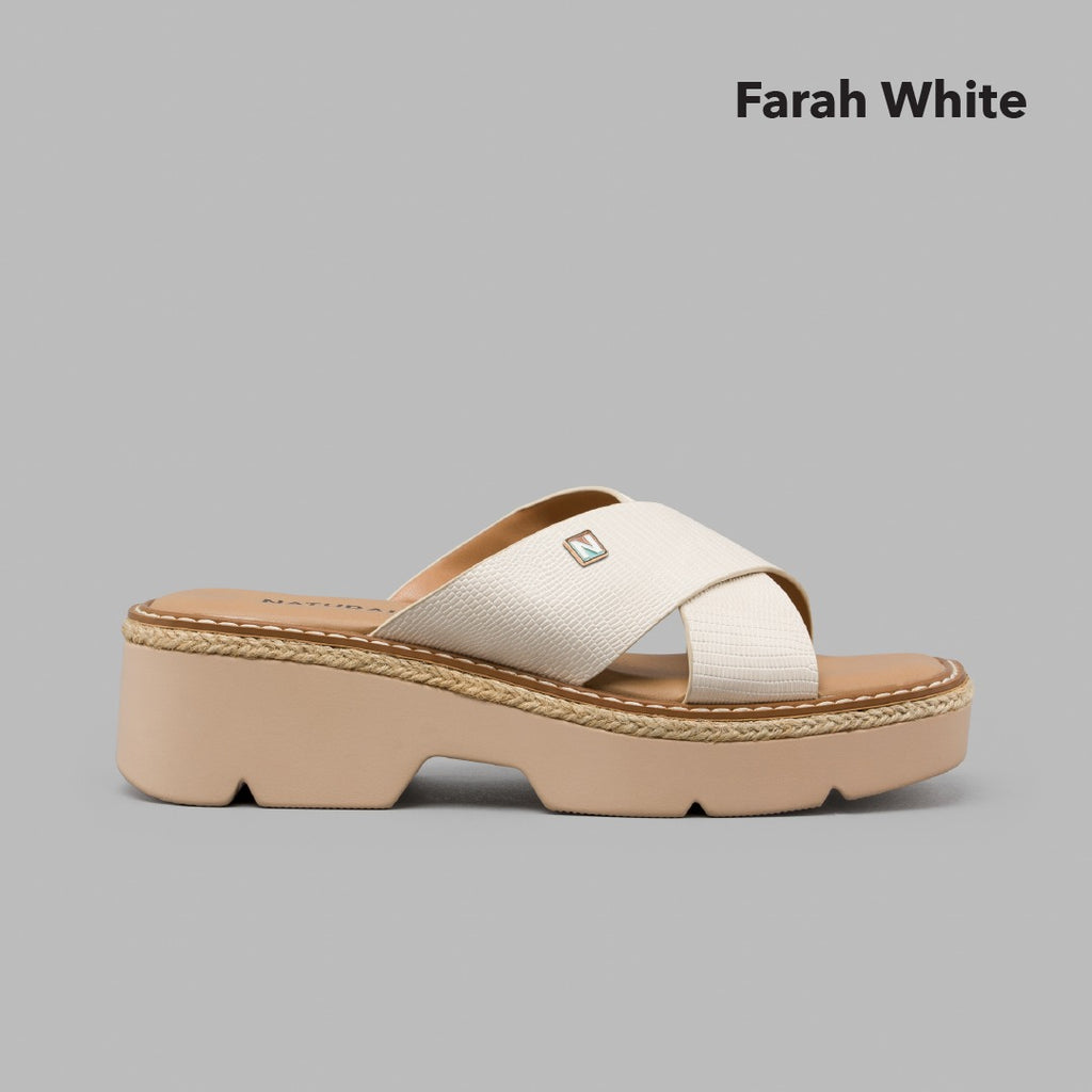 Sandalia Blanco Natural Farah NAFARAHBL