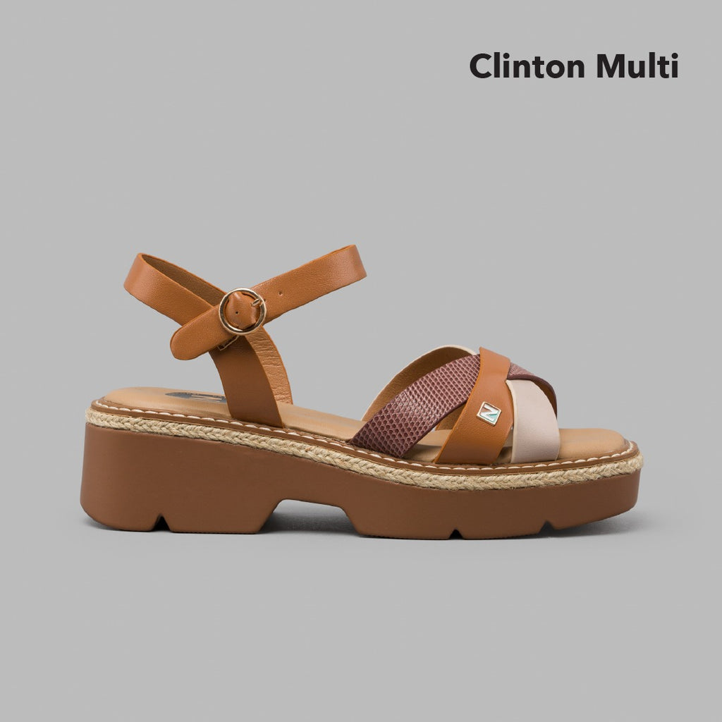 Sandalia Multi Natural Clinton NACLINTONMU