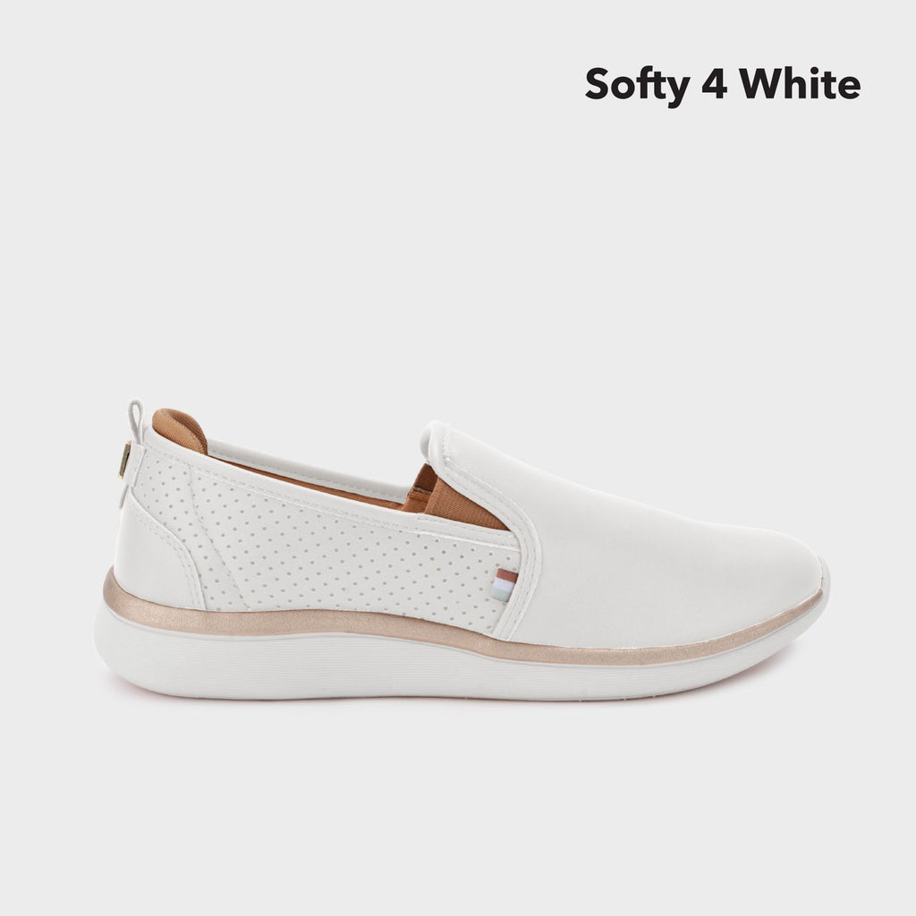 Tenis Casual Blanco Natural Softy NASOFTYBL