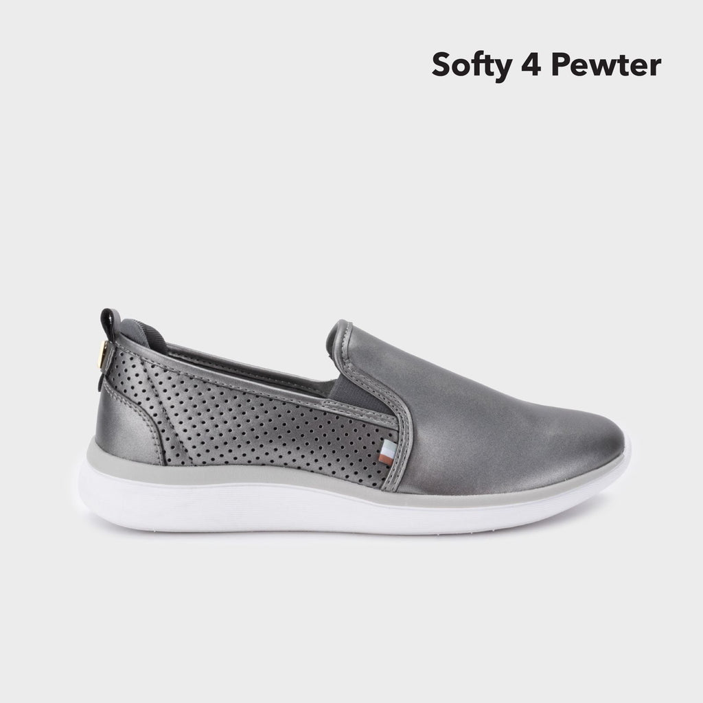 Tenis Casual Plata Natural Softy NASOFTYPL