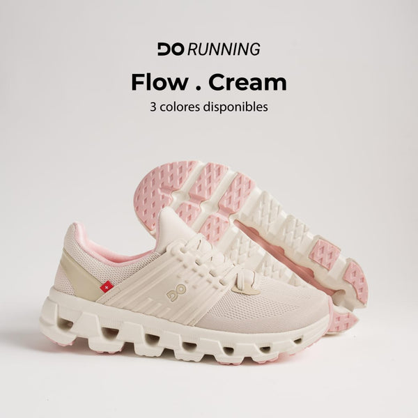 Tenis Casual Crema Do Running Flow DORFLOWCRM