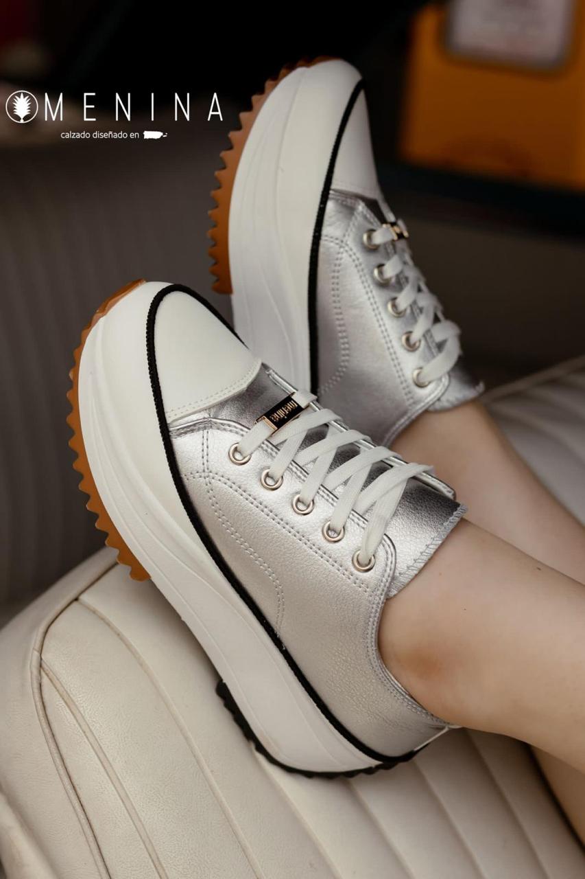 Tenis Casual Plata MENINA MEKYLEI2PL - www.zitiocr.com