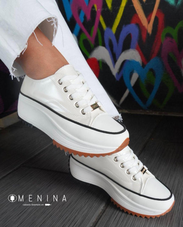 Tenis Casual Blanco MENINA MEKYLEI2BL - www.zitiocr.com