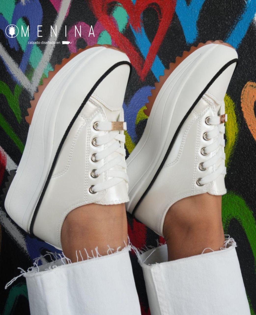 Tenis Casual Blanco MENINA MEKYLEI2BL - www.zitiocr.com